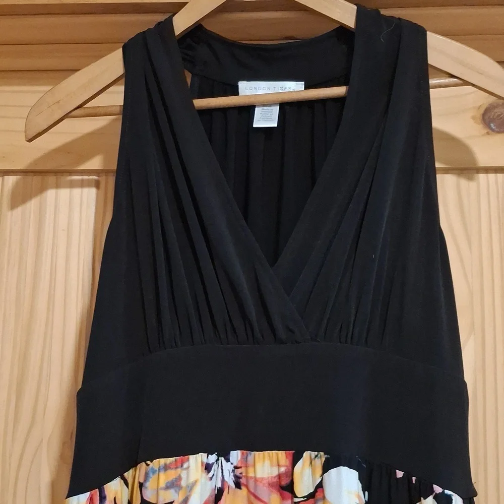 London Times Floral Maxi Dress. Size 12. - Picture 2 of 5